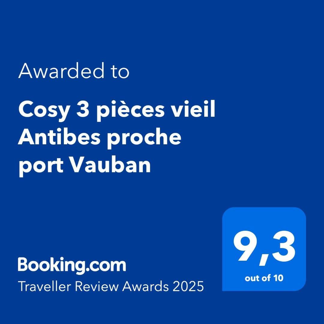 Cosy 3 Pieces Vieil Antibes Proche Port Vauban Apartman Kültér fotó